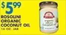 Compare Foods Rosouni organic coconut oil offer