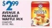 Compare Foods Avenue A Pancake Waffle Mix offer