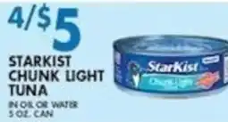 Compare Foods Starkist chunk light tuna offer
