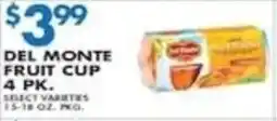 Compare Foods Del Monte fruit cup offer