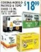 Associated Corona Modelo Pacifico & Topo Chico offer