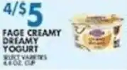 Associated Face Creamy Dreamy Yogurt offer