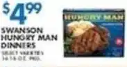 Associated Swanson hungry man dinners offer