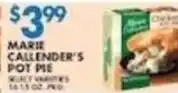 Associated Marie Callender's Pot Pie offer