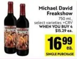 Save Mart Michael David Freakshow offer