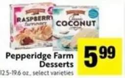 Save Mart Pepperidge Farm Desserts offer