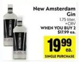 Save Mart New Amsterdam Gin offer