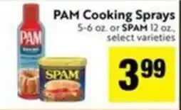 Save Mart Pam cooking sprays offer