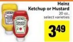 Save Mart Heinz Ketchup or Mustard offer