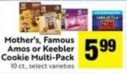 Save Mart Mother's Famous Amos or Keebler Cookie Multi-Pack offer