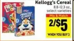 Save Mart Kellogg's Cereal offer