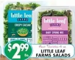 Associated Little Leaf Farms Salads offer