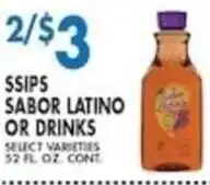 Associated Sips Sabor Latino or Drinks offer