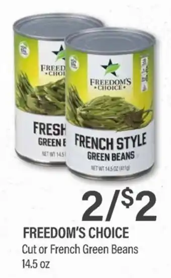 Freedom's Choice Cut or French Green Beans