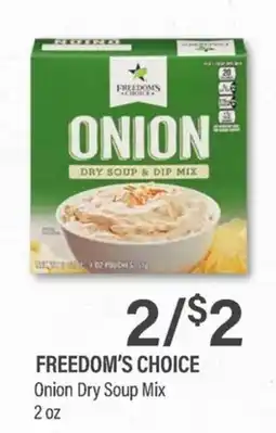 Commissary Freedom's Choice Onion Dry Soup Mix offer