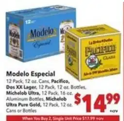 Vallarta Supermarkets Modelo Especial offer