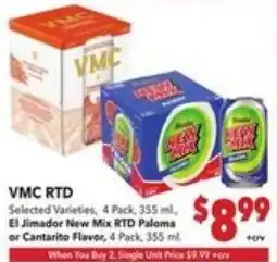 Vallarta Supermarkets Vmc rtd offer
