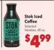 Vallarta Supermarkets Stok Iced Coffee offer