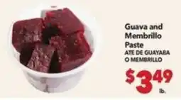 Vallarta Supermarkets Guava and Membrillo Paste offer