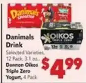 Vallarta Supermarkets Danimals Drink offer