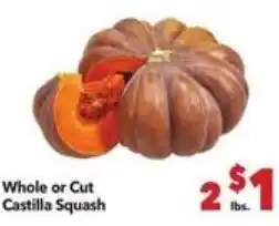 Vallarta Supermarkets Whole or Cut Castilla Squash offer