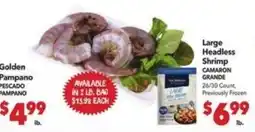 Vallarta Supermarkets Golden Pampano offer