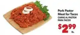 Vallarta Supermarkets Pork Pastor Meat for Tacos offer