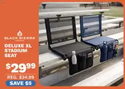 Big 5 Black Sierra deluxe xl stadium seat offer