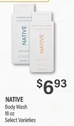 Commissary Native Body Wash offer