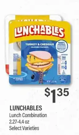 Commissary Lunchables lunch combination offer