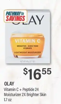 Commissary Olay vitamin c + peptide 24 moisturizer offer