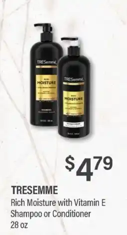 Commissary TRESemmé Rich Moisture with Vitamin E Shampoo or Conditioner offer