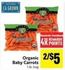 Save Mart Bunny Ear Organic Baby Carrots offer