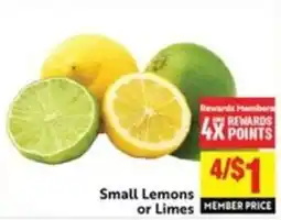 Save Mart Small Lemons or Limes offer