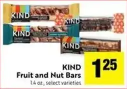 Save Mart Kind fruit and nut bars offer