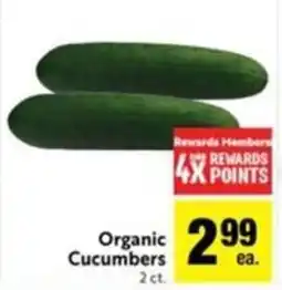 Save Mart Organic Cucumbers offer