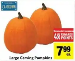 Save Mart Large Carving Pumpkins offer