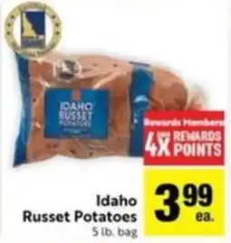 Save Mart Idaho russet potatoes offer