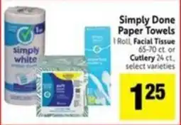 Save Mart Simply Done Paper Towels offer