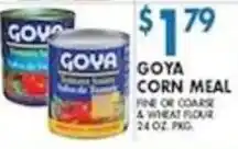 Associated Goya corn meal offer