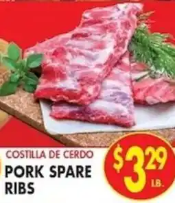 Compare Foods Pork Spare Ribs offer