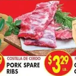 Compare Foods Pork Spare Ribs offer