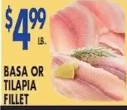 Compare Foods Basa or Tilapia Fillet offer