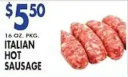 Compare Foods Italian hot sausage offer