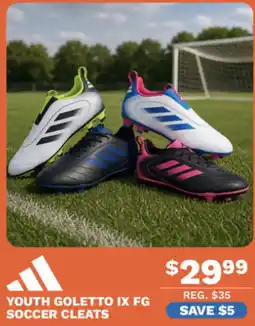 Big 5 Adidas Youth Goletto Ix Fg Soccer Cleats offer