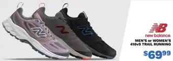 New Balance Men's or Women's 410v9 Trail Running