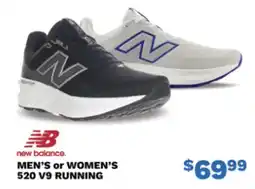 Big 5 New Balance Men's or Women's 520 V9 Running offer