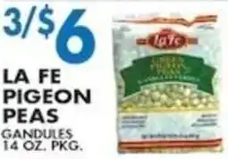 Compare Foods La Fe pigeon peas offer