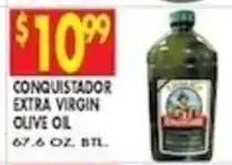 Compare Foods Conquistador extra virgin olive oil offer