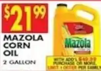 Compare Foods Mazola corn oil offer